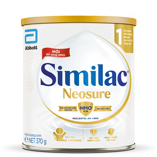 Sữa bột Similac Neosure 370g (0 - 12 tháng) dành cho trẻ sinh non, nhẹ cân 1