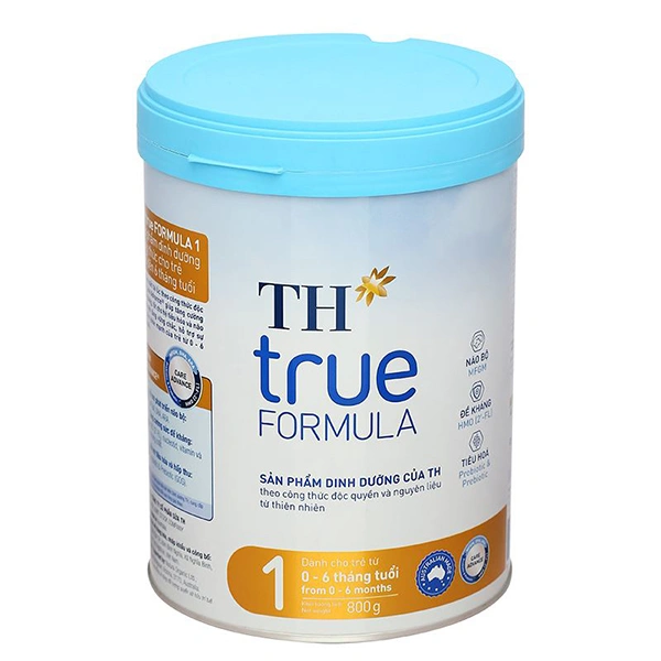 Sữa bột TH true Formula số 1 800g (0 - 6 tháng) - Giao bao bì ngẫu nhiên 1