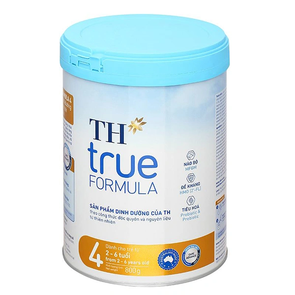Sữa bột TH true Formula số 4 800g (2 - 6 tuổi) - Giao bao bì ngẫu nhiên 1