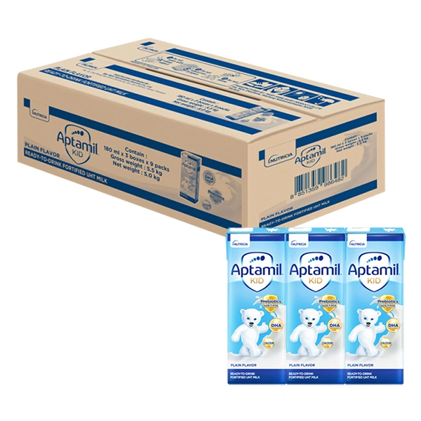 Thùng 27 hộp sữa pha sẵn Aptamil Kid 180 ml (từ 1 tuổi) - Giao bao bì ngẫu nhiên 1