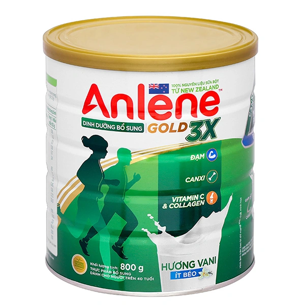 Sữa bột người lớn Anlene Gold 3X