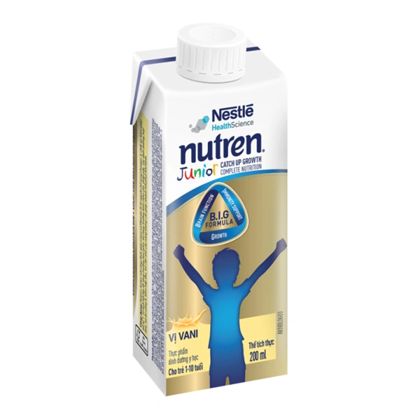 Sữa pha sẵn Nutren Junior hương vani 200 ml (1 - 10 tuổi) 1