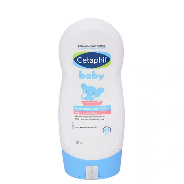 Sữa tắm cho bé Cetaphil Baby Moisturizing Bath & Wash hương dịu nhẹ 230 ml (mọi độ tuổi) - Giao bao bì ngẫu nhiên 1