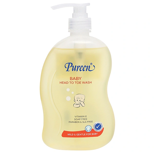 Sữa tắm & gội 2in1 cho bé Pureen Pro Vitamin B5 & Vitamin E hương dịu nhẹ 750 ml (mọi độ tuổi) 1