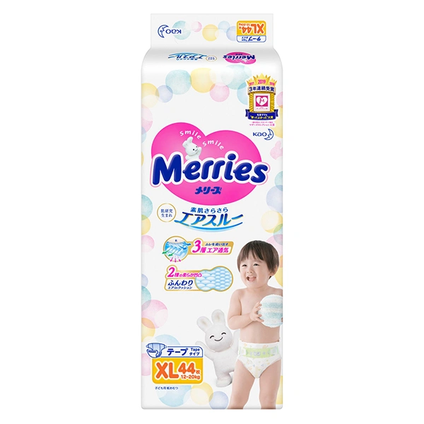 Tã dán Merries size XL 44 miếng (12 - 20 kg) 1