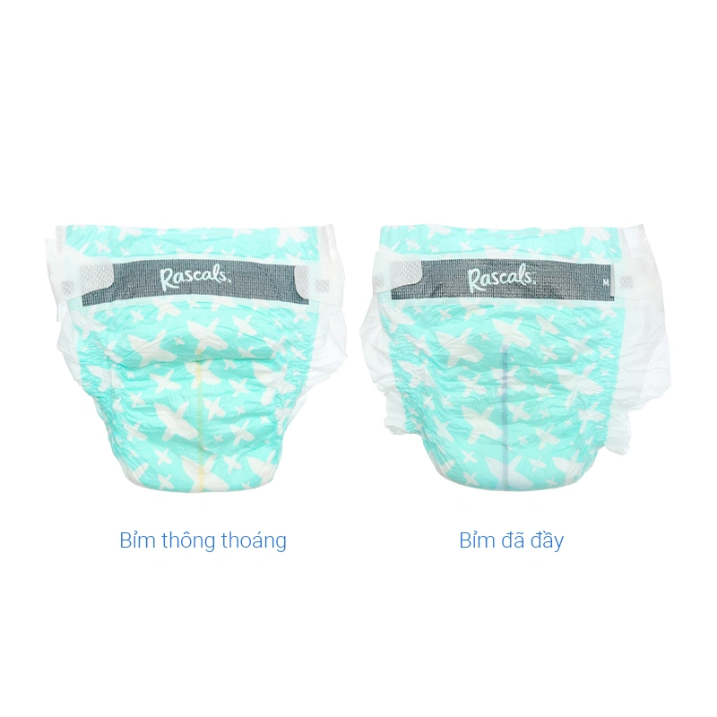 Tã dán Rascals size L 50 miếng (10 - 15 kg) - Giao bao bì ngẫu nhiên 40