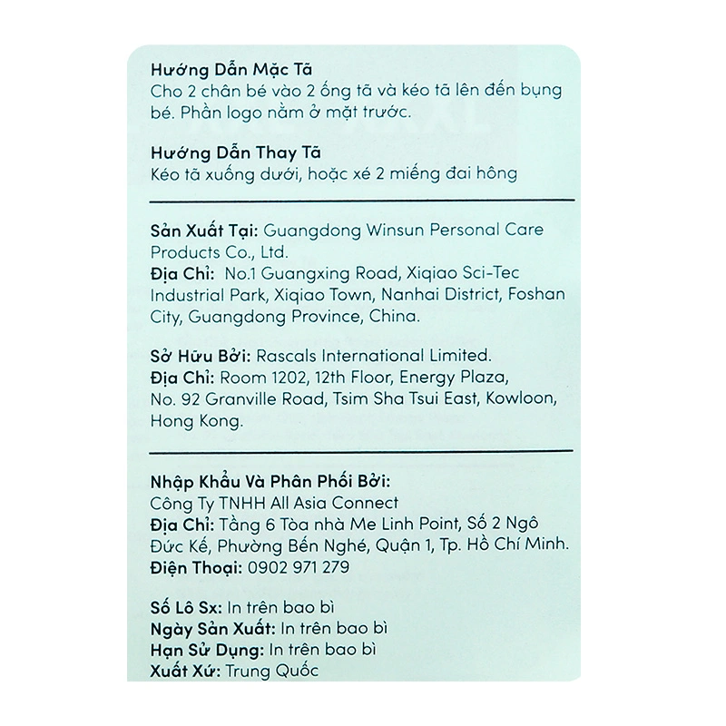 Tã quần Rascals size XL 46 miếng (13 - 18 kg) - Giao bao bì ngẫu nhiên 14