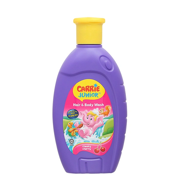 Sữa tắm & gội 2in1 cho bé Carrie Junior hương Cherry 280g (từ 2 tuổi) 1