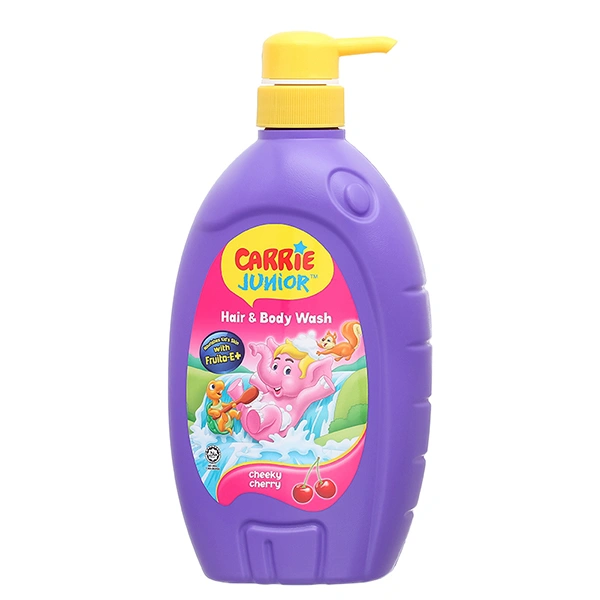 Sữa tắm & gội 2in1 cho bé Carrie Junior hương Cherry 700g (từ 2 tuổi) 1
