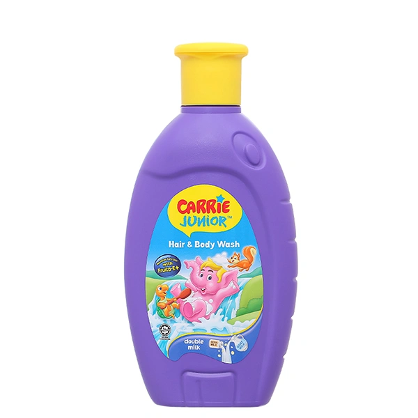 Sữa tắm & gội 2in1 cho bé Carrie Junior tinh chất sữa 280g (từ 2 tuổi) 1