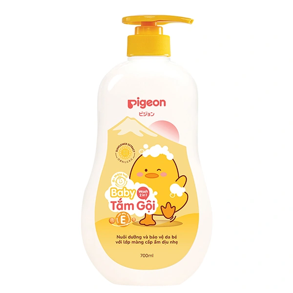 Sữa tắm & gội 2in1 cho bé Pigeon - Giao bao bì ngẫu nhiên