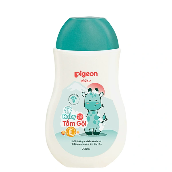 Sữa tắm & gội 2in1 cho bé Pigeon - Giao bao bì ngẫu nhiên