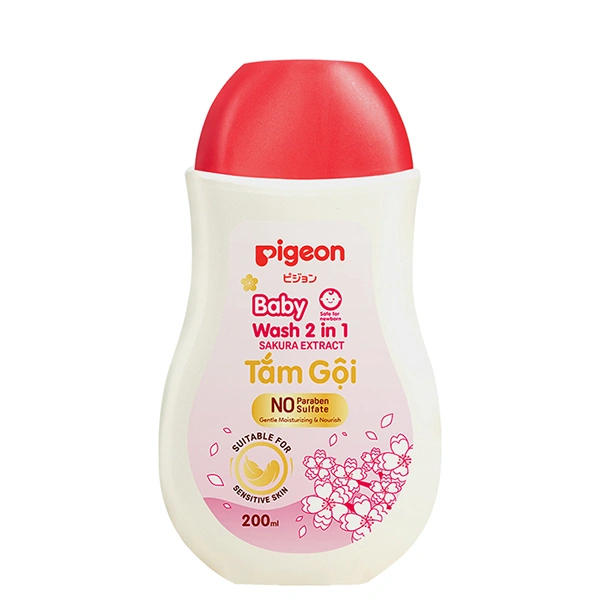 Sữa tắm & gội 2in1 cho bé Pigeon - Giao bao bì ngẫu nhiên