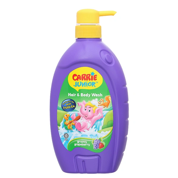 Sữa tắm & gội 2in1 cho bé Carrie Junior hương Grapeberry 700g (từ 2 tuổi) 1