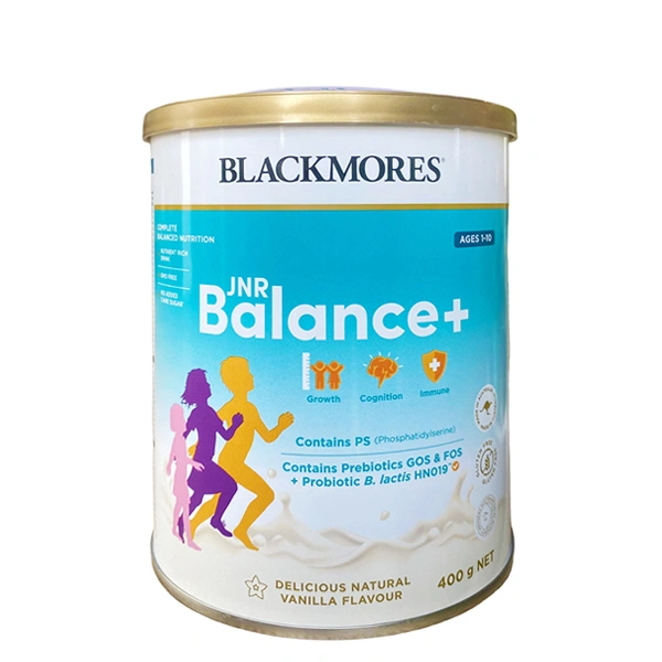 Sữa bột Blackmores JNR Balance+ hương vani 400g (1 - 10 tuổi) 1