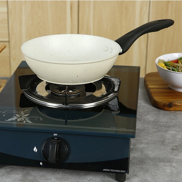 Chảo nhôm chống dính vân đá đáy từ 20 cm Green Cook GCP226-20IH 1
