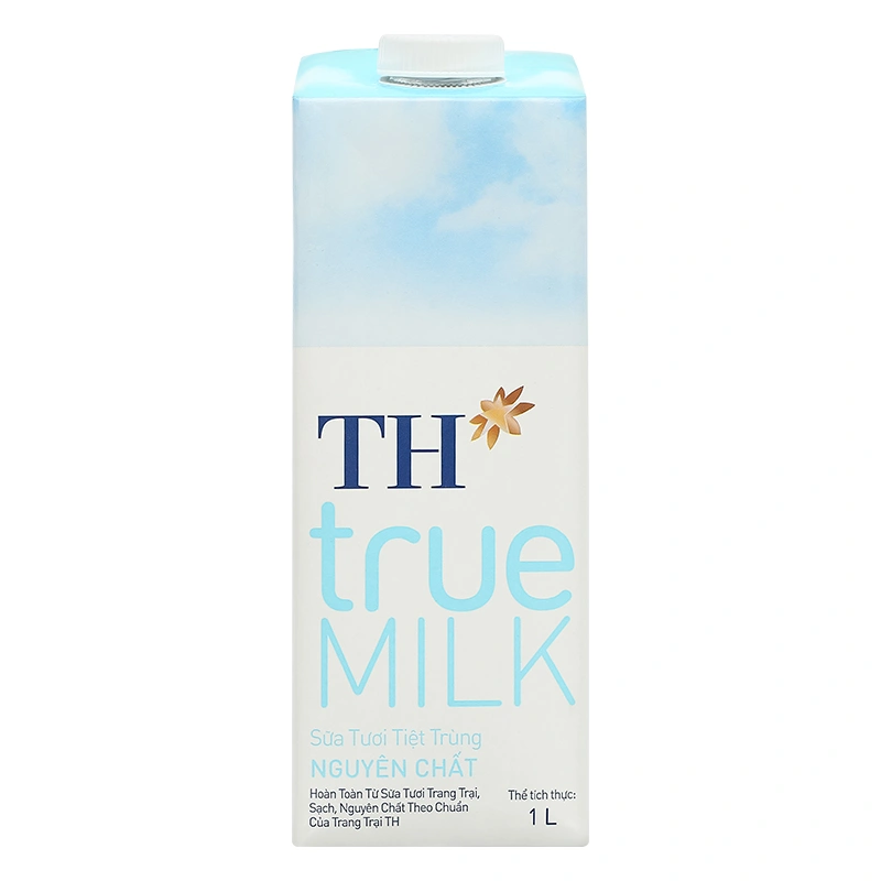 Thùng 12 hộp sữa tươi tiệt trùng TH true MILK không đường 1 lít (từ 1 tuổi) 5