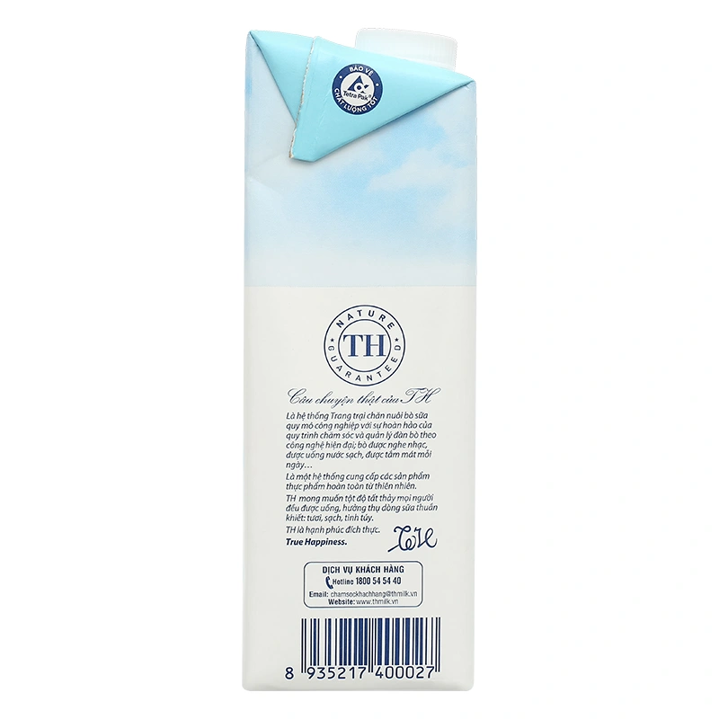 Thùng 12 hộp sữa tươi tiệt trùng TH true MILK không đường 1 lít (từ 1 tuổi) 7