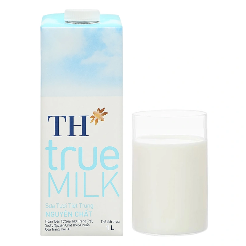 Thùng 12 hộp sữa tươi tiệt trùng TH true MILK không đường 1 lít (từ 1 tuổi) 11