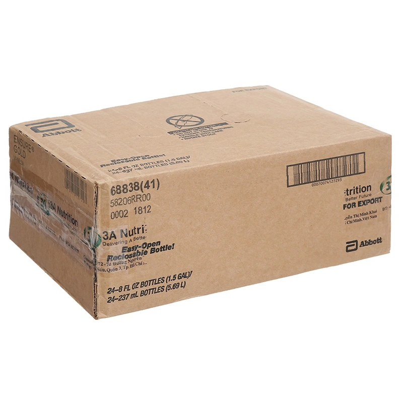 Lốc 6 chai sữa bột người lớn pha sẵn Ensure Gold hương vani 237 ml 8