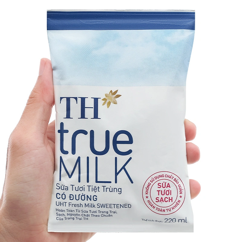 Sữa tươi tiệt trùng TH true MILK có đường 220 ml (từ 1 tuổi) 11