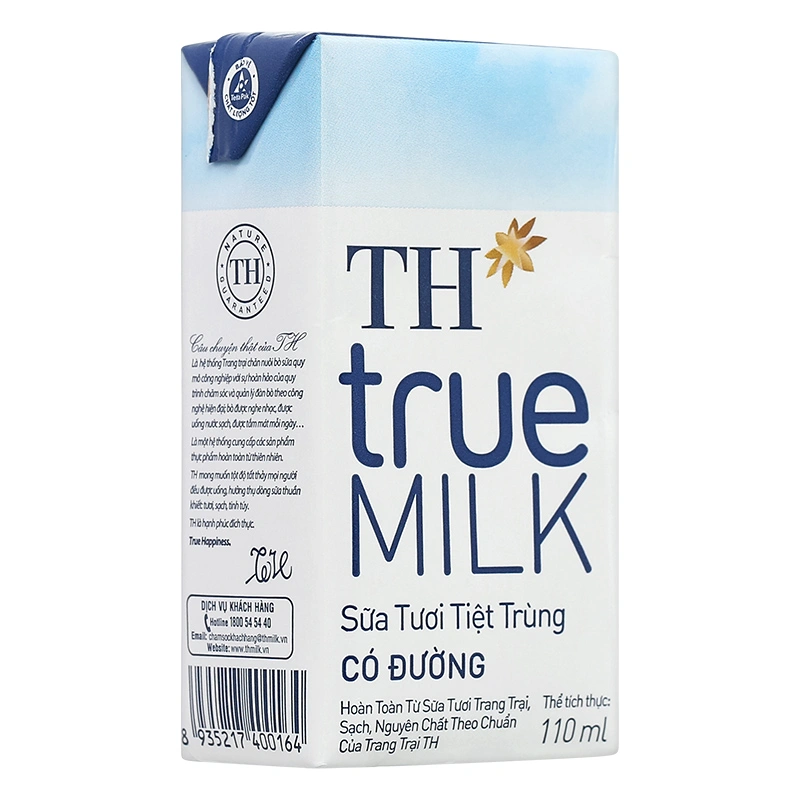 Thùng 48 hộp sữa tươi tiệt trùng TH true MILK có đường 110 ml (từ 1 tuổi) 7