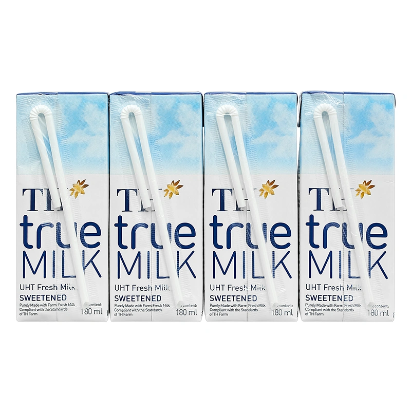 Lốc 4 hộp sữa tươi tiệt trùng TH true MILK có đường 180 ml (từ 1 tuổi) 16