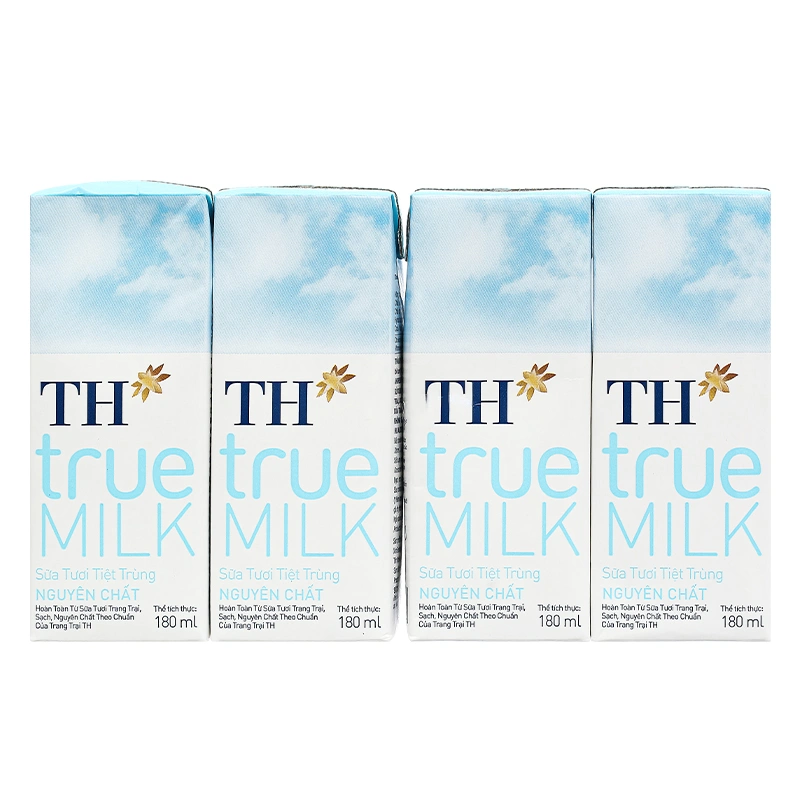 Thùng 48 hộp sữa tươi tiệt trùng TH true MILK không đường 180 ml (từ 1 tuổi) 5