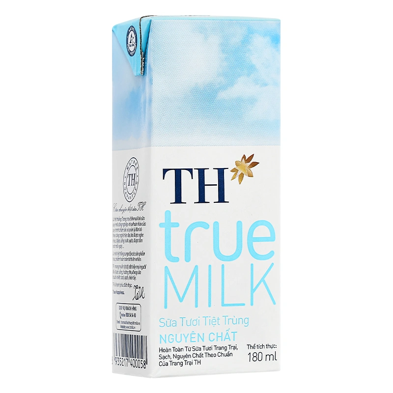 Thùng 48 hộp sữa tươi tiệt trùng TH true MILK không đường 180 ml (từ 1 tuổi) 7