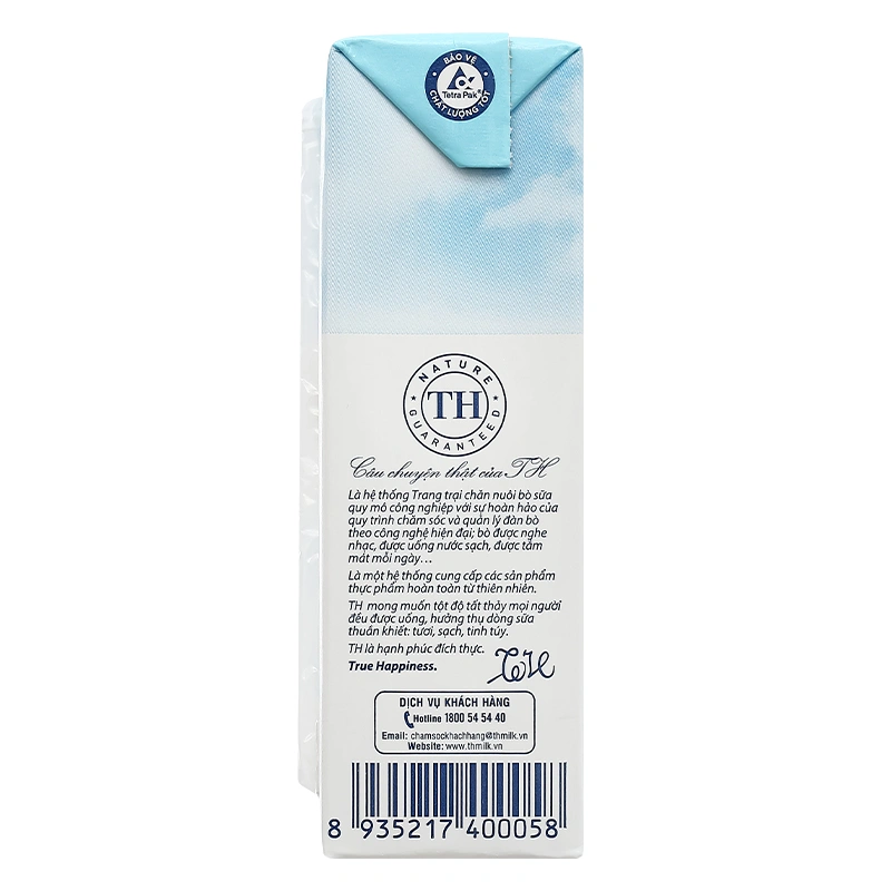Thùng 48 hộp sữa tươi tiệt trùng TH true MILK không đường 180 ml (từ 1 tuổi) 10