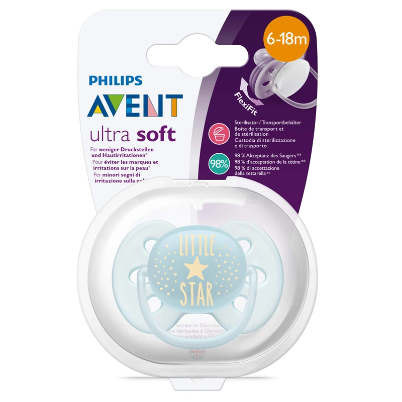 Ti ngậm Philips Avent siêu mềm SCF527/01 (0 - 6 tháng) - Màu hồng 10