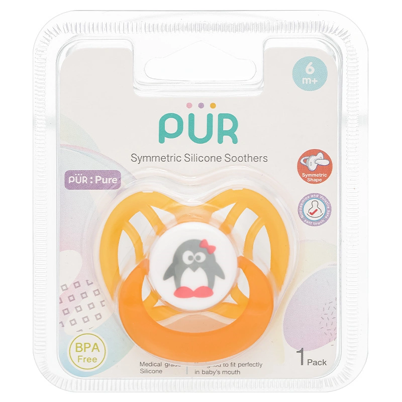 Ti ngậm Pur đầu dẹt 14044 (từ 6 tháng) - Màu ngẫu nhiên 2