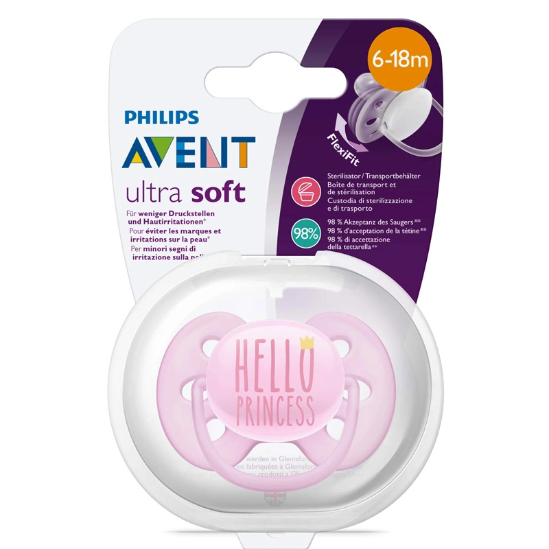 Ti ngậm Philips Avent siêu mềm SCF527/01 (0 - 6 tháng) - Màu hồng 6