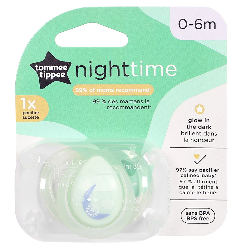 Bộ 2 ti ngậm Tommee Tippee dạ quang Night Time 433372 (0 - 6 tháng) - Màu ngẫu nhiên 6