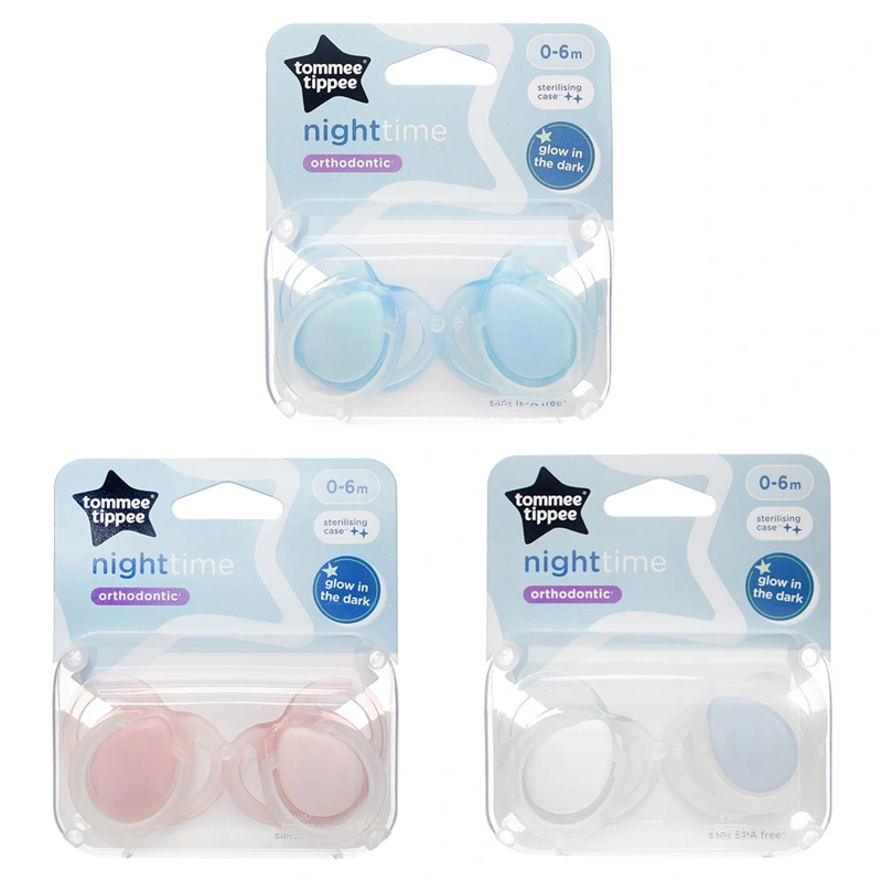 Bộ 2 ti ngậm Tommee Tippee dạ quang Night Time (0 - 6 tháng) - Màu ngẫu nhiên 2