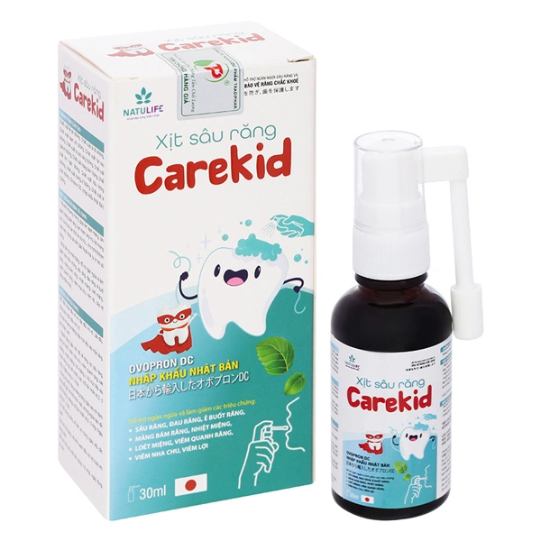 Natulife CareKid ngừa sâu răng hương thảo dược, 30 ml dạng xịt (từ 6 tháng) 1