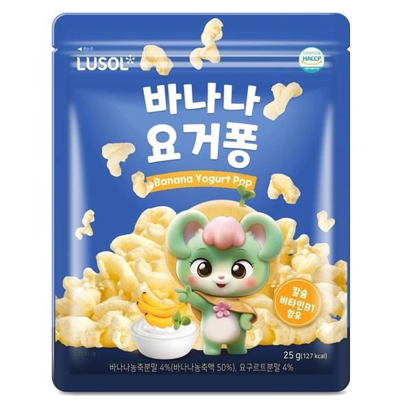 Bánh ăn dặm Lusol vị sữa chua chuối
