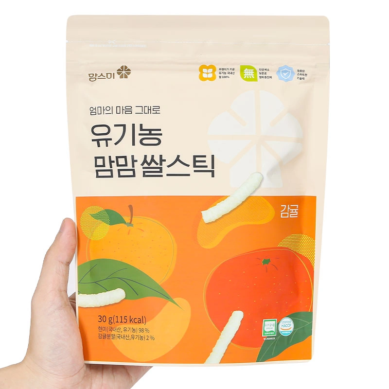 Bánh gạo lứt ăn dặm MOMSMI vị khoai lang tím gói 30g (từ 6 tháng) 11