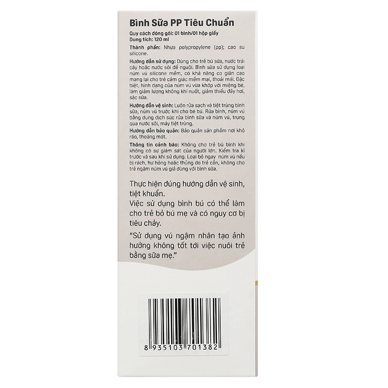 Bình sữa nhựa PP Pigeon cổ hẹp 120 ml - Hình gấu (0 - 4 tháng) 13