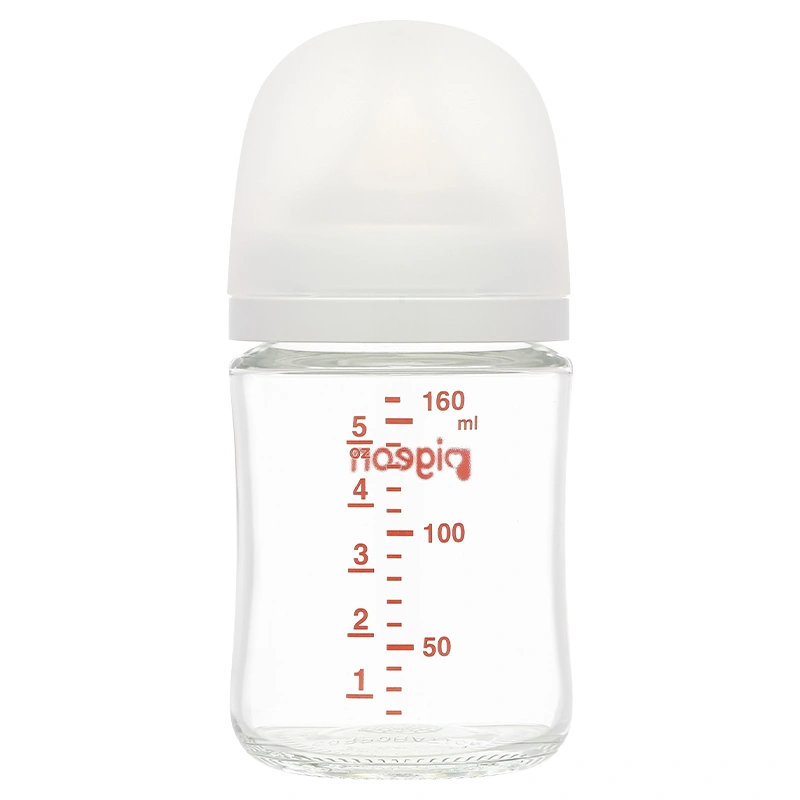 Bình sữa thủy tinh Pigeon Softouch Baby-Friendly World cổ rộng 240 ml (từ 3 tháng) 15