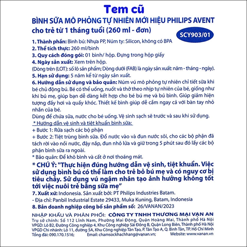 Bình sữa nhựa PP Philips Avent SCY900/01 cổ rộng 125 ml (0 - 1 tháng) 37