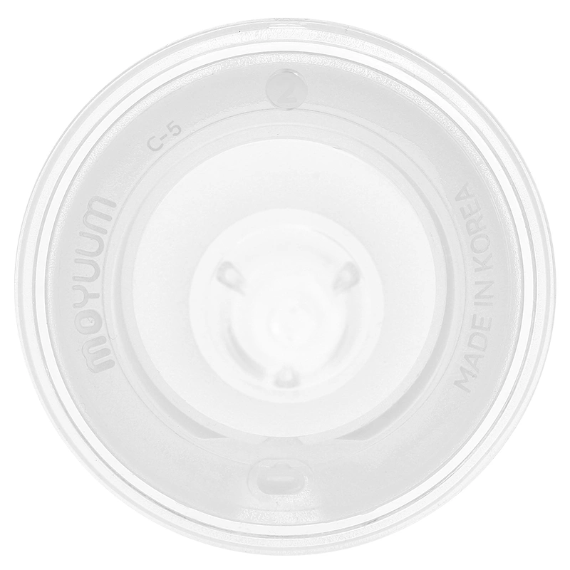 Bình sữa thủy tinh tráng silicone Moyuum cổ rộng 150 ml - Mặt cười (0 - 2 tháng) 19