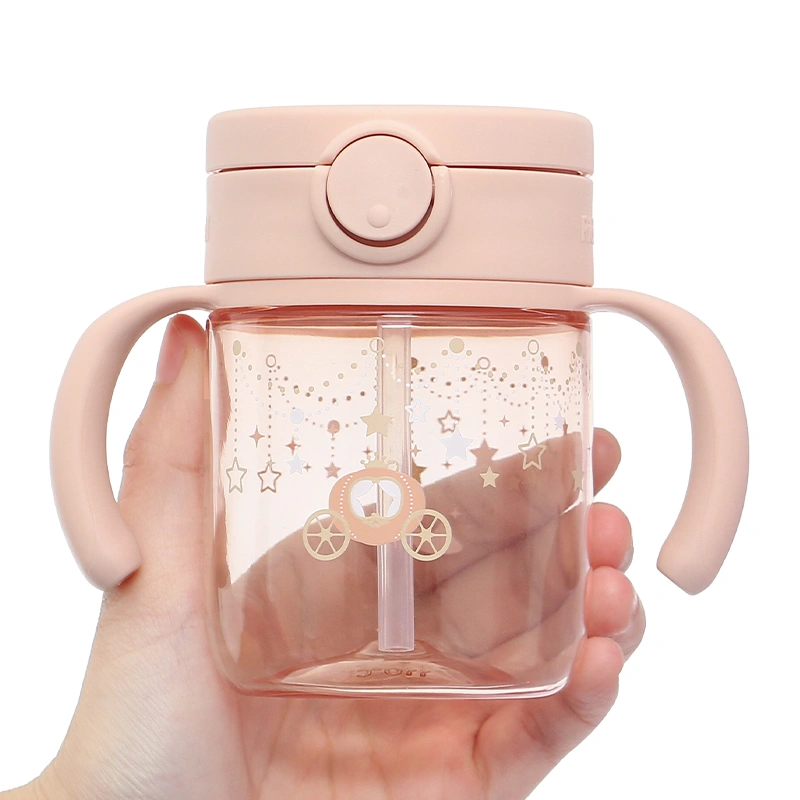 Bình tập uống Richell Axstars 200 ml - Màu hồng (từ 7 tháng) 11