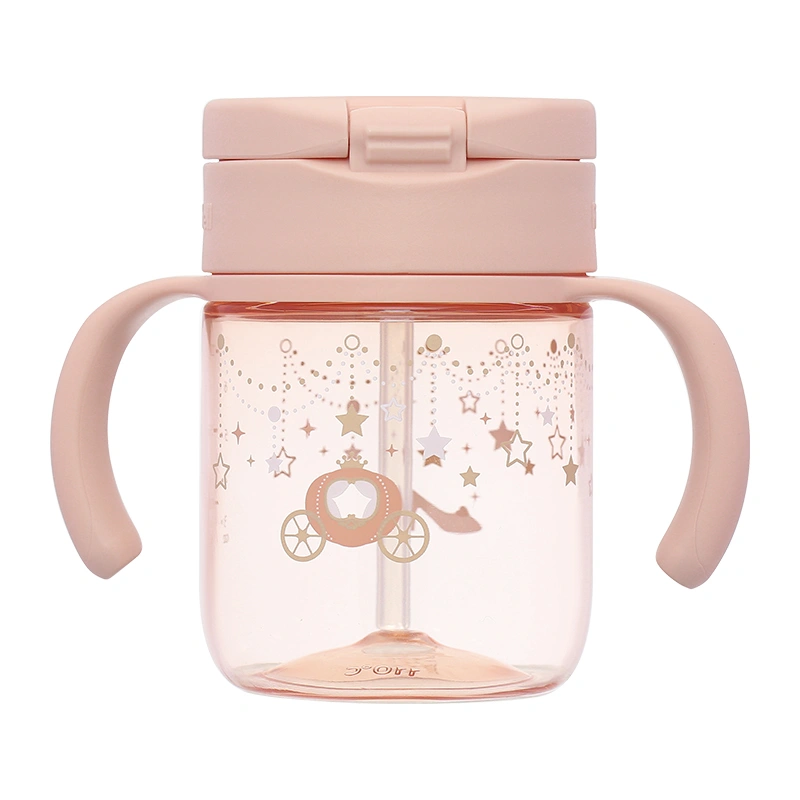 Bình tập uống Richell Axstars 200 ml - Màu hồng (từ 7 tháng) 6