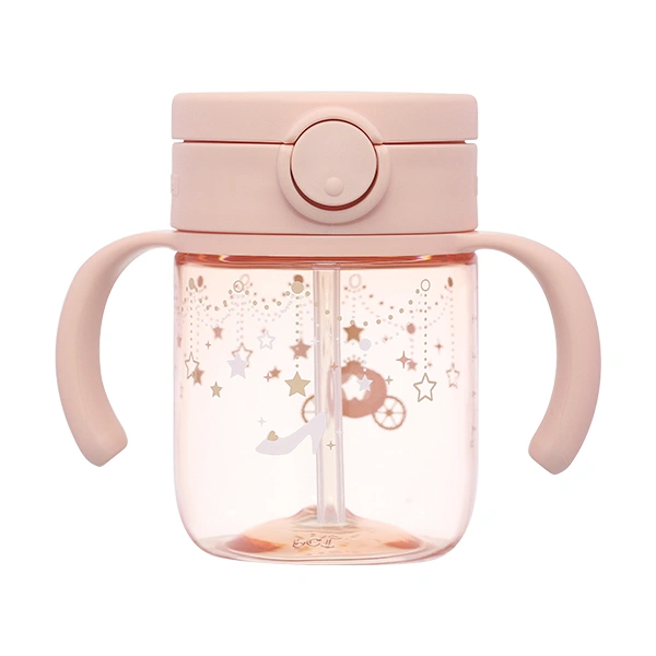 Bình tập uống Richell Axstars - Màu hồng