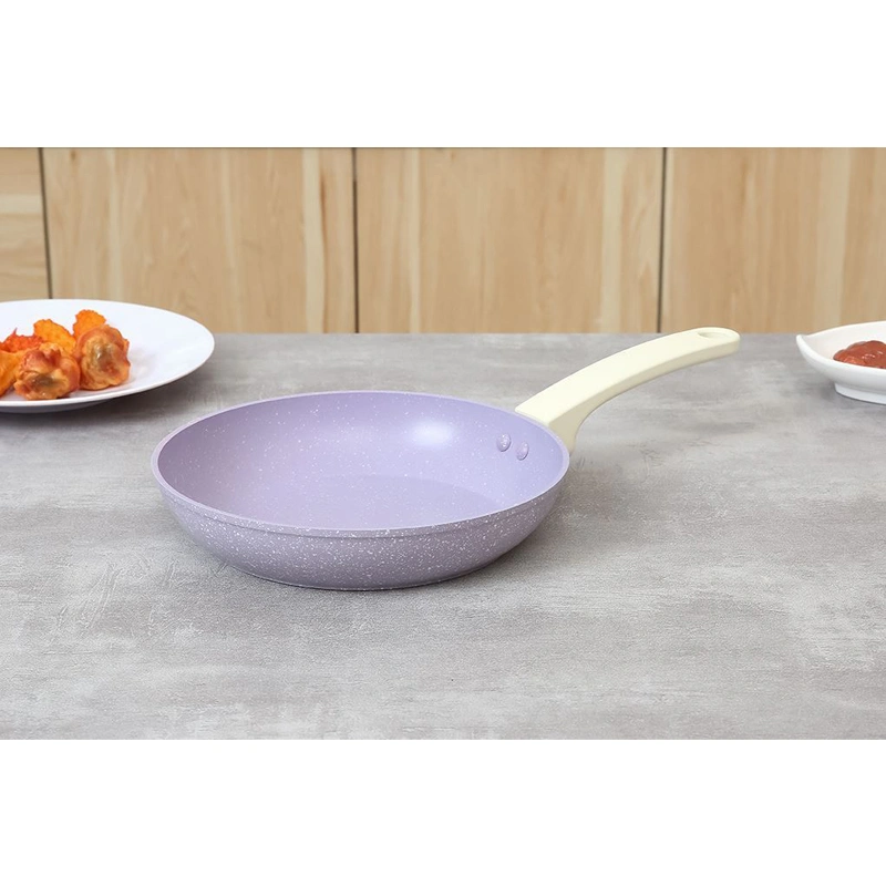 Bộ chảo quánh nhôm chống dính nắp kính Green Cook GCS247-T2 5