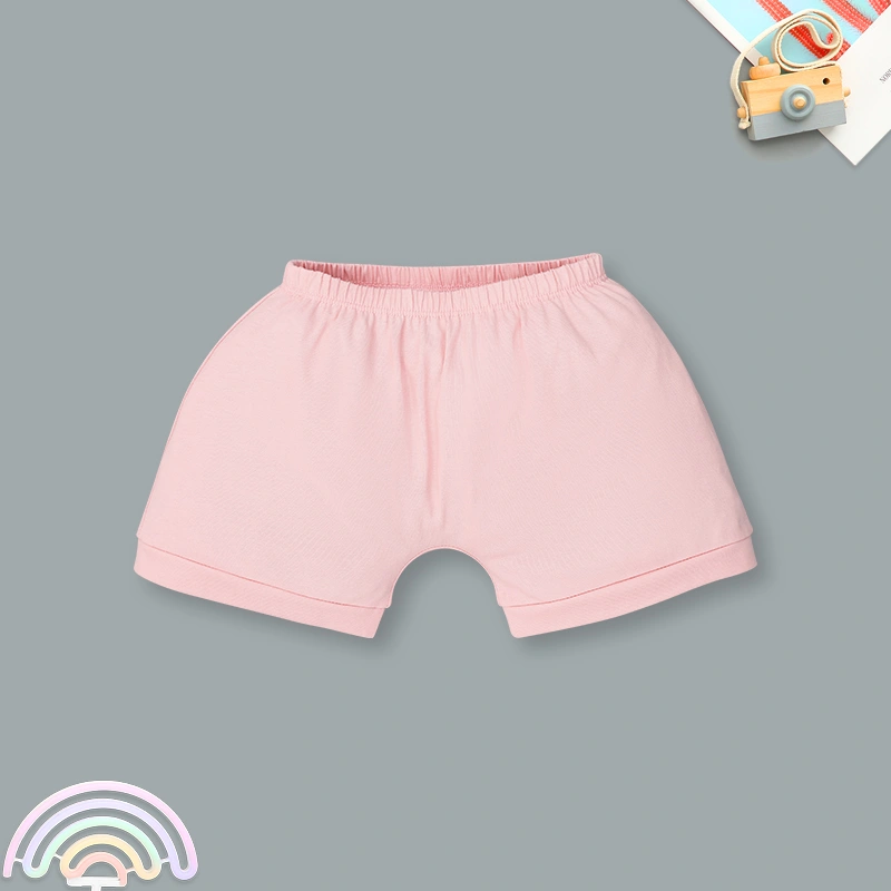 Bộ tay ngắn bé gái La Pomme rong chơi cùng sắc màu màu hồng - trắng 11