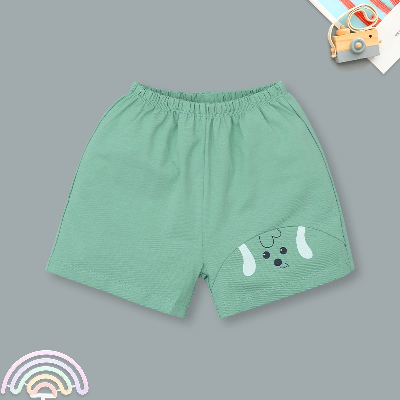 Bộ tay ngắn bé trai La Pomme chơi cùng bé con màu xanh lá 12