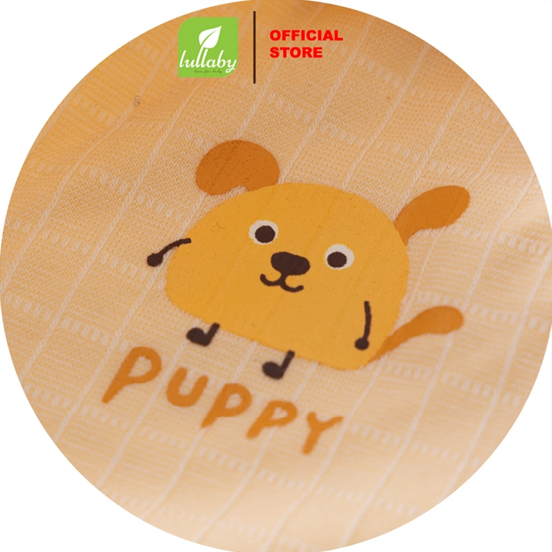 Bodysuit bé trai kẻ caro Lullaby NH445N màu nâu be 6
