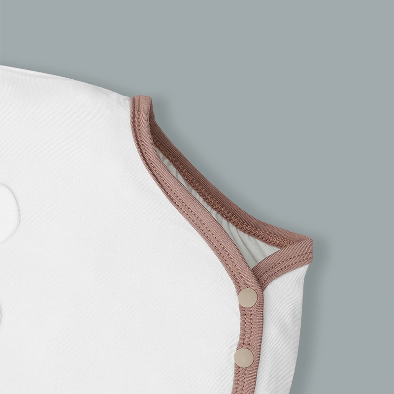 Bodysuit cài chéo bé nhỏ ngọt ngào La Pomme màu be - trắng 7